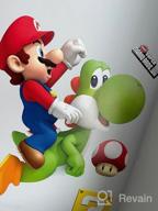img 1 attached to Super Mario Bros. Yoshi And Mario Giant Wall Decals By RoomMates - Peel And Stick, 23" X 32 review by Calvin Hodges