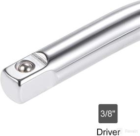 img 2 attached to 🔧 3/8-Inch Drive Socket Breaker Bar Extension Wrench with L-Shaped Design, Made of CR-V Material - uxcell