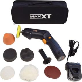 img 3 attached to 🔋 MAXXT 12V Cordless Polisher: Mini Buffer Tool Set with Variable Speed and Li-ion Battery for Car Detailing and Painted Surface Polishing
