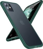 torrasshockproof iphone 11 case: 6ft military grade 📱 drop protection, semi-clear hard back, slim & stylish seagreen design logo