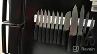 img 1 attached to 16Inch Stainless Steel Magnetic Knife Holder - Strong Powerful Storage Display Organizer For Wall Mounted Kitchen Bar review by Alan Miller