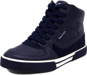 img 4 attached to 👟 Nautica Horizon Lace Sneaker - Fashionable Boys' Shoes on Sneakers