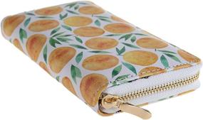 img 1 attached to Cute Fruit Print Around Wallet Women's Handbags & Wallets - Wallets