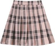 milumia tartan pleated elastic uniform girls' clothing at skirts & skorts logo