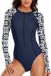 stay chic and comfortable in this elegant bonim lace v neck two piece swimdress with bikini bottom logo