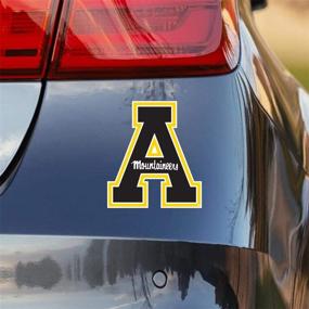 img 2 attached to Appalachian State Car Sticker APPSTATE Block A Logo Bumper Window Vinyl Collegiate NCAA Car Decal (Appalachian State University Mountaineers)