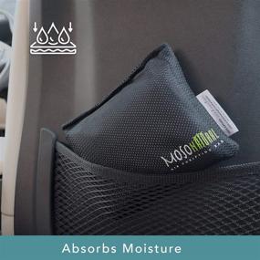 img 2 attached to 🚗 Moso Natural Air Purifying Bag: Best Odor Eliminator for Cars, Trucks, Boats, and SUVs - Premium Moso Bamboo Charcoal Absorber (Charcoal Scent Free)