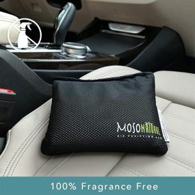 img 1 attached to 🚗 Moso Natural Air Purifying Bag: Best Odor Eliminator for Cars, Trucks, Boats, and SUVs - Premium Moso Bamboo Charcoal Absorber (Charcoal Scent Free)