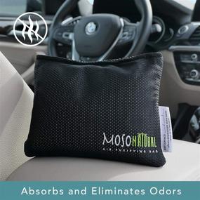 img 3 attached to 🚗 Moso Natural Air Purifying Bag: Best Odor Eliminator for Cars, Trucks, Boats, and SUVs - Premium Moso Bamboo Charcoal Absorber (Charcoal Scent Free)