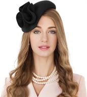 flower womens fascinator pillbox wedding women's accessories : special occasion accessories логотип