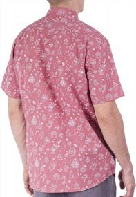 img 2 attached to Гавайская рубашка на пуговицах для мужчин размеров от маленького до 4XL от Visive