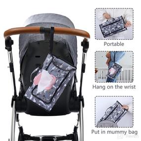img 1 attached to Портативный пеленальный столик для новорожденных One Hand Essentials