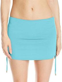 img 1 attached to Calvin Klein Side Tie Swimsuit Skirtini Women's Clothing via Swimsuits & Cover Ups