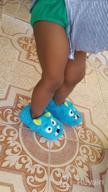 img 1 attached to Monster Toddler Boys Slippers For Kids Bedroom House Shoes. review by Yousef Clark