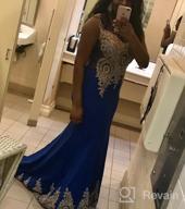 img 1 attached to Stunning Embroidered Lace Mermaid Gowns: MisShow Women'S Formal Evening Prom Dresses review by Max Guerrero