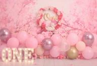 создайте волшебные воспоминания с розовой принцессой-лебедем на фоне первого дня рождения для тортов и фотореквизита логотип