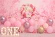 create magical memories with the pink swan princess 1st birthday backdrop for cake smashes and photo props logo