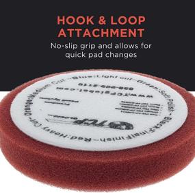 img 1 attached to 🚗 TCP Global 6.5" Foam Dual Action Pad Set - 5 Levels of Foam Pads for High Performance Buffing, Polishing, and Detailing - Ideal for Car Auto Paint, Boat Gelcoat, and Fiberglass Polishing