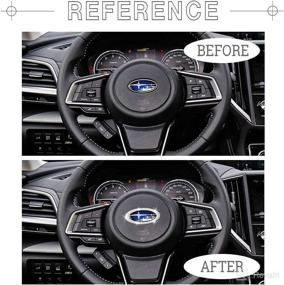 img 3 attached to Enhance Your Subaru with 1797 Bling Steering Wheel Emblem Ring Overlay Stickers: Perfect for Forester, Crosstrek, Outback, Impreza, WRX, Legacy, Ascent, Tribeca, and More!