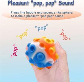 img 1 attached to Sensory Silicone Squeeze Exercise Bouncing Baby & Toddler Toys best - Balls