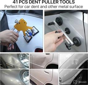 img 2 attached to 🚗 Say Goodbye to Car Dents: ZEUSFIRE Paintless Dent Repair Kit - 41-Piece Car Dent Removal Tool Set