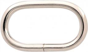 img 1 attached to Silver Oval Ring Buckle Loops For Leather Bag Straps - Pack Of 4 By BIKICOCO