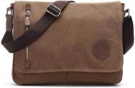stylish and functional men's shoulder bag for work, school and travel - gorben messenger bag logo