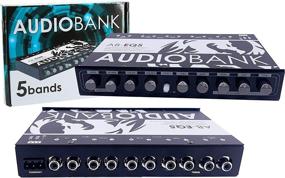 img 4 attached to 🔊 AUDIOBANK AB-EQ5 Five Bank In-Dash Graphic Equalizer 1/2 DIN with RCA Outputs, Gold Plated Connectors, and Separate Controls for Master System