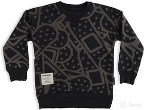 img 4 attached to NUNUNU Crewneck Sweatshirt Toddler Cotton Apparel & Accessories Baby Boys ~ Clothing