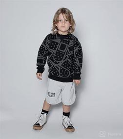 img 1 attached to NUNUNU Crewneck Sweatshirt Toddler Cotton Apparel & Accessories Baby Boys ~ Clothing