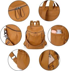 img 1 attached to Marggage Backpack Handbags Shoulder Multiple Women's Handbags & Wallets and Fashion Backpacks