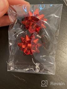 img 6 attached to YANCHUN Christmas Earrings for Women: Festive Santa Candy Deer Stud Earrings - Teen Girls Gift, Christmas Tree Claus Drop Earrings