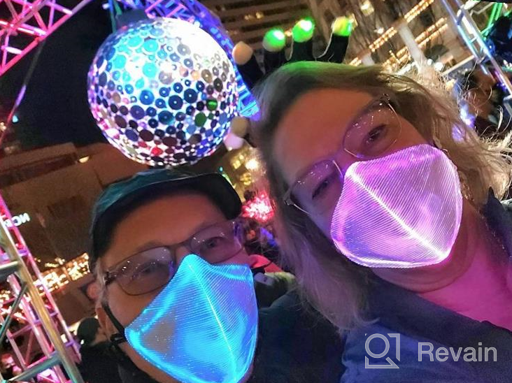 img 1 attached to Light Up The Dance Floor With LED Rave Mask For Men, Women & Children! review by Joshua Vogel