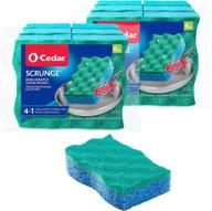 o-cedar multi-purpose scrunge scrub sponge (pack of 12) logo