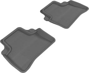 img 4 attached to 🚗 Custom Fit 3D MAXpider All-Weather Floor Mats for Mercedes Benz E-Class Sedan (W212) 2010-2016 - Kagu Series (2nd Row, Gray)