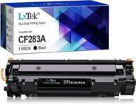🖨️ lxtek compatible toner cartridge replacement for hp 83a cf283a - laserjet pro mfp m125nw m201dw m225dw m201n m125a m127fw m127fn printers - high yield, black (1 pack) logo