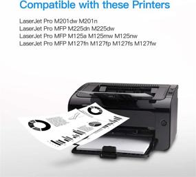 img 3 attached to 🖨️ LxTek Compatible Toner Cartridge Replacement for HP 83a cf283a - Laserjet Pro MFP M125nw M201dw M225dw M201n M125a M127fw M127fn Printers - High Yield, Black (1 Pack)