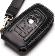 zihafate car key fob cover with keyless remote control - b black логотип