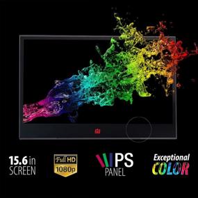 img 2 attached to Deco Gear Portable HD Touchscreen Display - 15.6" Non-Glare LED Screen (1920x1080), PM20