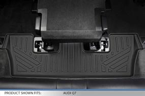 img 3 attached to 🔲 MAXLINER Black Floor Mats for 2017-2022 Audi Q7 - All Models [3rd Row Liner]