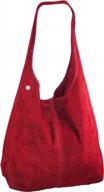 замшевая итальянская кожаная сумка через плечо hobo slouch для женщин от dazoriginal логотип