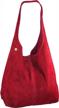 suede italian leather hobo shoulder bag slouch handbag for women by dazoriginal logo