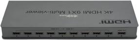 img 2 attached to Мультиэкран XOLORspace 4K HDMI Multiviewer с плавным переключением — 9 в 1 QV901