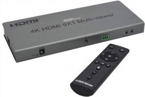 img 4 attached to Мультиэкран XOLORspace 4K HDMI Multiviewer с плавным переключением — 9 в 1 QV901