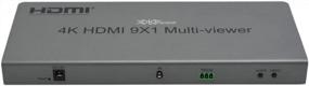 img 3 attached to Мультиэкран XOLORspace 4K HDMI Multiviewer с плавным переключением — 9 в 1 QV901