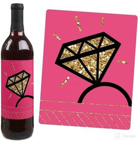 img 2 attached to 🎉 Big Dot of Happiness Girls Night Out - Bachelorette Wine Bottle Label Stickers: Set of 4 Perfect Gifts for Women