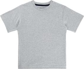 img 1 attached to French Toast Uniform Crewneck Grenadine Boys' Clothing and Tops, Tees & Shirts