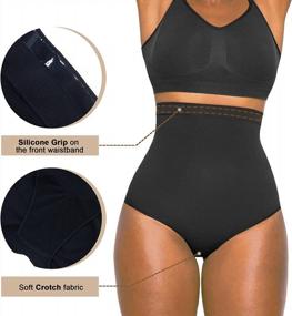 img 1 attached to Women'S Seamless High Waist Tummy Control Shapewear Brief With Butt Lifter - SHAPERX Sculpting Underwear