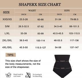 img 3 attached to Women'S Seamless High Waist Tummy Control Shapewear Brief With Butt Lifter - SHAPERX Sculpting Underwear