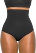 women's seamless high waist tummy control shapewear brief with butt lifter - shaperx sculpting underwear logo